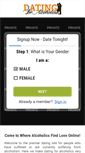 Mobile Screenshot of datingforalcoholics.com